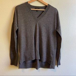 100% Merino Wool J.crew V-neck Sweater